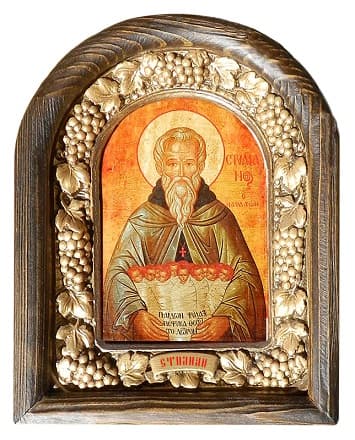 Стилиан Пафлагонянин. Икона Иерусалимская арочная