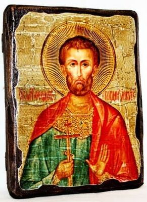Богдан (Феодот), икона под старину, сургуч (13 Х 17)