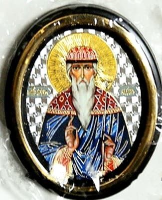 Вадим. Икона настольная малая, зол. кант, овал. (50 Х 65)