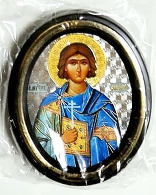 Валерий. Икона настольная малая, зол. кант, овал. (50 Х 65)