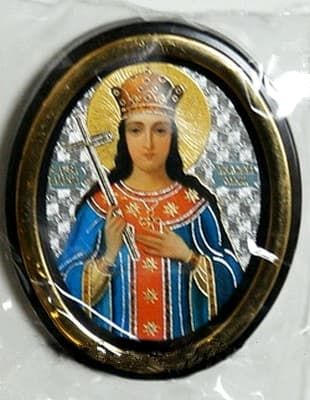 Иулиана. Икона настольная малая, зол. кант, овал. (50 Х 65)