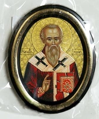Родион. Икона настольная малая, зол. кант, овал. (50 Х 65)
