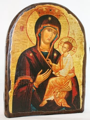 Скоропослушница Б.М., икона под старину, сургуч, АРКА (17 Х 24)