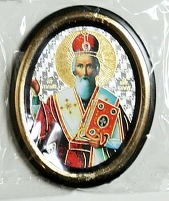 Тарасий. Икона настольная малая, зол. кант, овал. (50 Х 65)