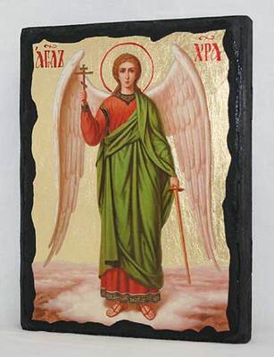 Ангел Хранитель (рост), икона синайская, 13 Х 17