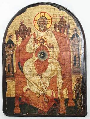 Отечество, икона под старину, сургуч, АРКА (17 Х 24)