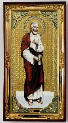 Апостол Варфоломей (рост), с багетом. Большая Храмовая икона (58 х 110)