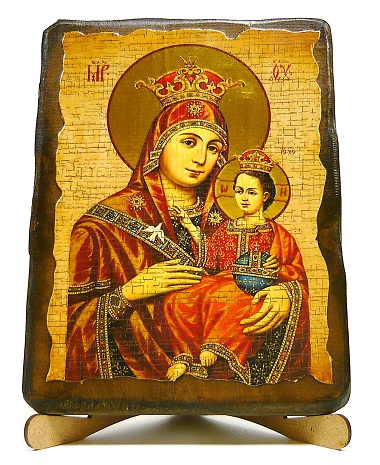Вифлеемская Б.М., икона под старину, на дереве (17х23)