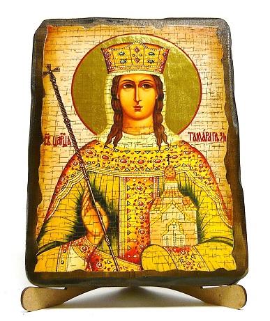 Тамара, Св.Муч., икона под старину, на дереве (17х23)