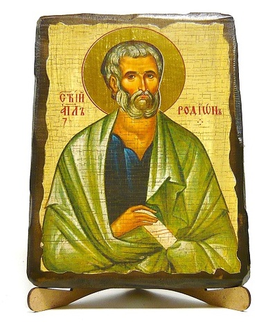 Родион, икона под старину, на дереве (17х23)