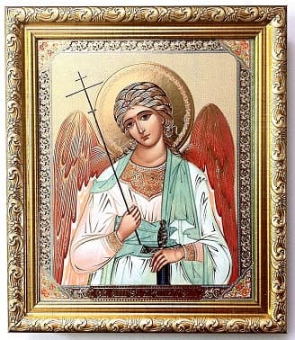 Ангел Хранитель (пояс), Икона в багетной рамке 19 Х 22