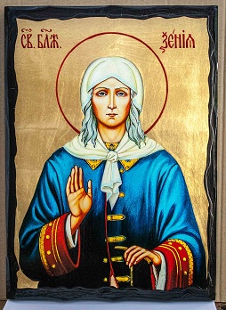 Ксения Петербургская, икона синайская, 30x42