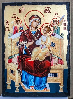 Всецарица Б.М., икона синайская, 30x42