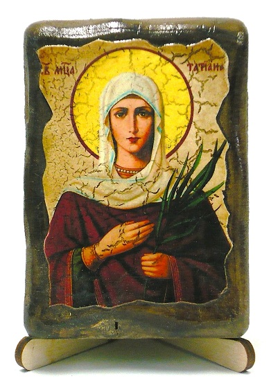 Татьяна, Св.Муч., икона под старину, на дереве (8x10)