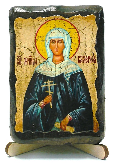 Валерия, Св.Муч., икона под старину, на дереве (8x10)
