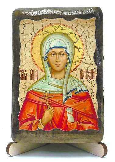 Наталия, Св.Мч., икона под старину, на дереве (8x10)