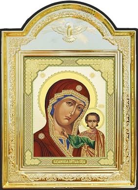 Казанская (Византия) Б.М., икона пластиковая большая "Голубь" (Пл-08-14)