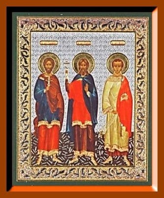 Гурий Самон Авив. Средняя аналойная икона