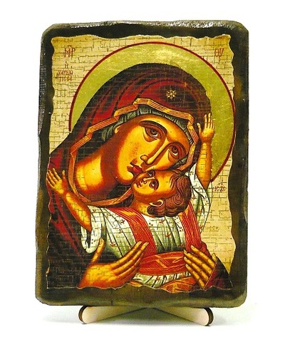 Кардиотисса Б.М., икона под старину, на дереве (13х17)