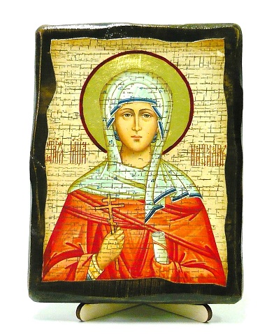 Наталия, Св.Мч, икона под старину, на дереве (13х17)