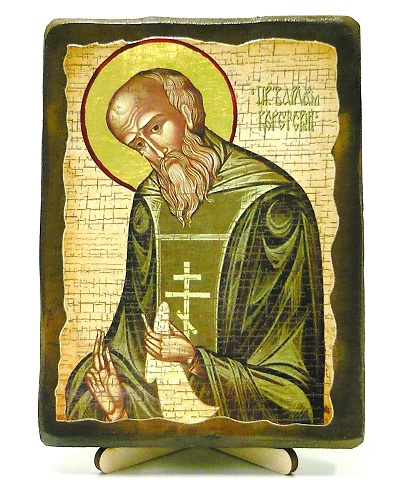 Варлаам Св.Мч., икона под старину, на дереве (13х17)