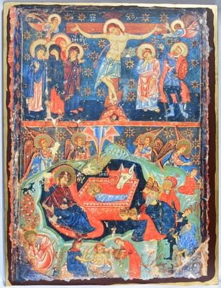 От Рождества до распятия. Икона храмовая JERUSALEM. 60 Х 80