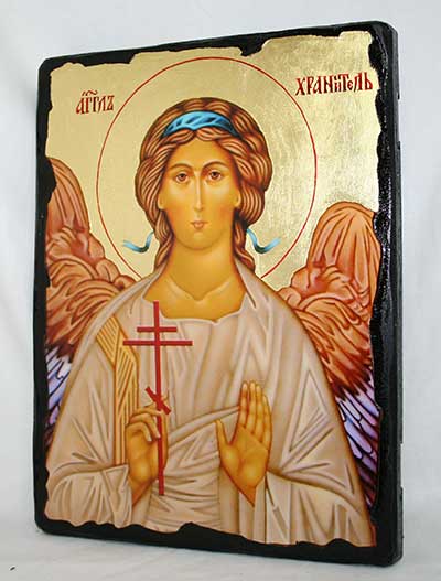 Ангел Хранитель (пояс), икона синайская, 13 Х 17
