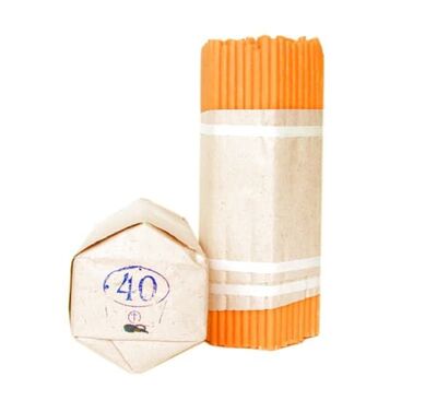 Свечи парафиновые № 40. Пачка 2 кг. Партия 50 шт.